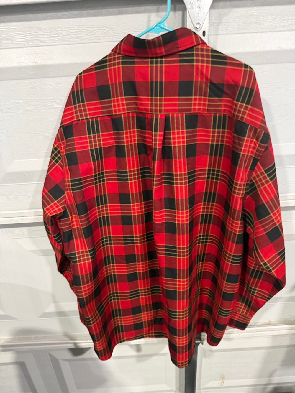 DIXXON Red and Black Plaid Button-Down Flannel - Picture 8 of 8